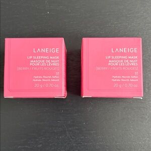 LANEIGE Lip Sleeping Mask, 2 Pack - Berry (BNIB)